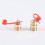 100Pack Plastic Grease Fitting Dust Caps For Motorcycle Car Applications 8mm 7