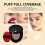Full Coverage Semi Matte Makeup Base Moisturized Oil Control Cosmetic Concealer 21N 11