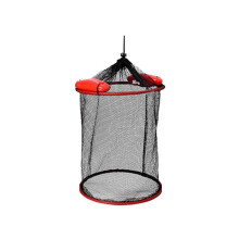 Floating Fishing Basket Foldable Floating Fish Basket Portable Mesh Fish Bucket Storage Bag Floating Woven Fish Basket,A