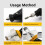 Daily Tooth Sharpening Guide Set for Home Yard Maintenance Use Yellow 5