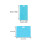 Small Chalkboard Double-Sided Hanging Whiteboard Message Board for Horizontal 4piece s 2
