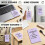 Small Chalkboard Double-Sided Hanging Whiteboard Message Board for Horizontal 4piece s 6