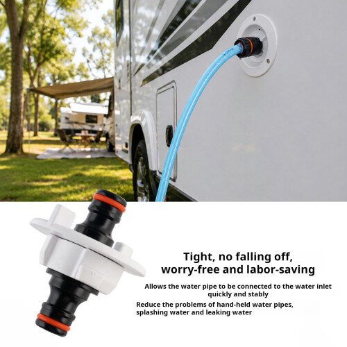 Water Tank Cap Filling Adapter ABS Quick Connect Fitting For RVs Water System 1