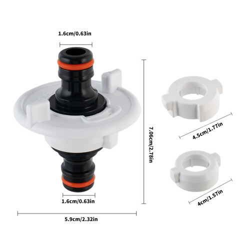 Water Tank Cap Filling Adapter ABS Quick Connect Fitting For RVs Water System 2