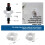 Water Tank Cap Filling Adapter ABS Quick Connect Fitting For RVs Water System 6