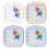 60 Minutes Visual Timer Visualization Discipline Countdown Timer Square White 2