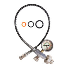 Uppgradera 24 Tums HPA Tankstation Laddningsadapter Adapter FråN Scuba Tank W/Din 232/300Bar-Kontakt för PCP-LuftpåFyllning
