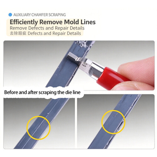 Manual Chamfer Tool for Plastic Model Part Burr Removal Work 005 1