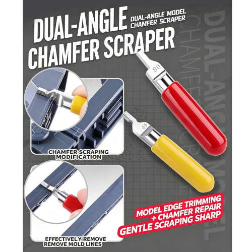 Manual Chamfer Tool for Plastic Model Part Burr Removal Work 005 2