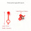 Red Plastic Grease Fitting Dust Caps For Motorcycles Nipple Protective Cap 100pc 10mm 5