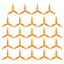 24 Piezas 51466 V2 FPV Hélice de 5 Pulgadas y 3 Palas para Drones de Carreras FPV RC Color Naranja