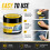 Small Windshield Care Paste for Car Glass Maintenance with Sponge 5