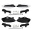 Bolt-on Handguard Kit for Electric Motorcycle Handlebar Coverage White 3