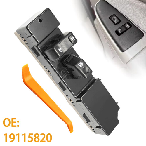 Black Driver Door Window Panel 19115820 Repair Assembly Work for Replacement 1