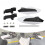 Bolt-on Handguard Kit for Electric Motorcycle Handlebar Coverage White 8