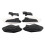 Bolt-on Handguard Kit for Electric Motorcycle Handlebar Coverage White 9