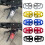 Foot Peg Set Stable Wide Support Platform Pad for R1200GS ADV Motorcycle Red 3