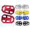 Foot Peg Set Stable Wide Support Platform Pad for R1200GS ADV Motorcycle Red 7