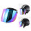 Universal 3-Snap Flip Up Open Face Motorcycle Helmets visors Lens Shield Sunglass Silver 7