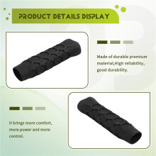 Pickleball Racket High Elastic Silicone Racket Grip Cover Octagonal Honeycomb Silicone Handle Protective Cover