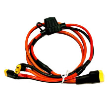 36V 48V Battery Expansion Cable Kit Compatible with M365 Pro Includes XT30 & XT60 Connectors Fuse