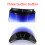 Universal 3-Snap Flip Up Open Face Motorcycle Helmets visors Lens Shield Sunglass Silver 8