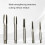 131 Pcs Machine Repair Thread Kit with Steel Inserts & Carry Case Set for Auto 8