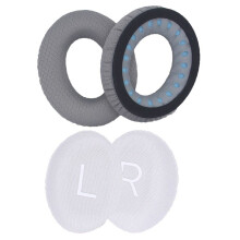 Almohadillas de Repuesto para Auriculares Inalámbricos QC45 Almohadillas para los Oídos Piezas para Auriculares Gris
