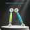 Cabinet Light Fitting Roller Tool for LED Strips Hand Press Mounting Green B 10