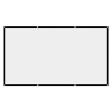 Projector Screen Movie Screen 16:9 Portable Projector Screen Foldable Washable for Theater Home Movie 100 Inch