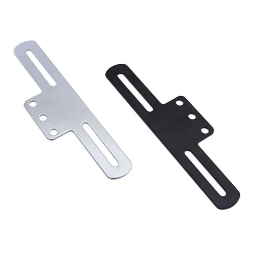Motorcycle License Plate Support Bracket Modifiaction Part for Rear Mounting Use Black 1