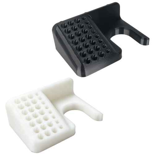 Wall Mount Garage Pegboard Hook Plastic 11.5X7.2Cm For Tool Organizers Black 1