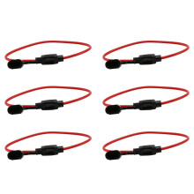 6X KFZ LKW Sicherungshalter Flachsicherung Sicherung Halter 20Amp Wasserdicht