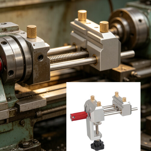 Metal Table Mount Tool with Screw Motion for Small Part Positioning 1