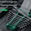Space Saving Wrench Organizer with Handheld Handle For Various Sizes Wrenches 6 piece set 8