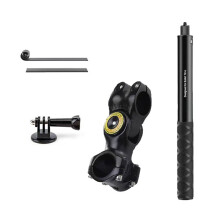 Soporte Ajustable para Manillar de Motocicleta para , para e . Palo Selfie Invisible y Monopié.