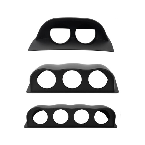 2-1/16" 52Mm Quads Gauge Mounting Panel for Cabin Dashboard Meter Projects 3 holes 1