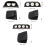 2-1/16" 52Mm Quads Gauge Mounting Panel for Cabin Dashboard Meter Projects 3 holes 4