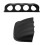 2-1/16" 52Mm Quads Gauge Mounting Panel for Cabin Dashboard Meter Projects 3 holes 5