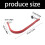 Motorcycle Handlebar Handguards with 22MM 7/8'' Aluminum Mount Set Red 4