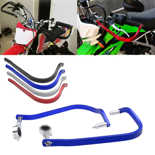 Motorcycle Handlebar Handguards with 22MM 7/8'' Aluminum Mount Set Red 2