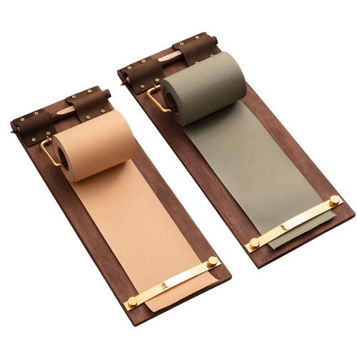 Hanging Note Board Message Board with Tear-Off Roll for Visible Daily Updates Brown 1