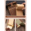 Hanging Note Board Message Board with Tear-Off Roll for Visible Daily Updates Brown 5