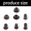 Bike Frame Cable Entry Grommet for Port Coverage, Black Rubber Fit Front 8mm 1 7