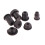 Bike Frame Cable Entry Grommet for Port Coverage, Black Rubber Fit Front 8mm 1 9