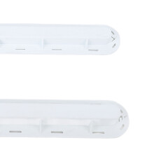 Paddle Board Fin Box Set PVC Weiß mit Schlüssel