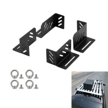 Black Roof Rack Mounting Hardware with Silver Eye Nuts for Cargo Tasks square head