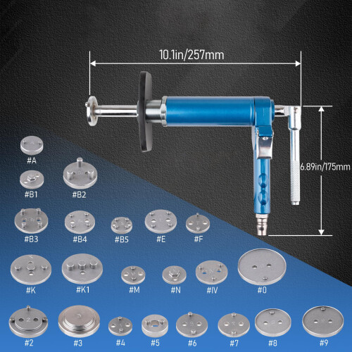 23pcs Complete Brake Maintenance Set in Strong Tool Case Easy Storage Transport 1