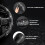 1 Set Segmented Rhinestones Style Steering Wheel Trim Set for Daily Driving Blue 7