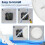 Pack Of 2 Plastic Ceiling Cover Plates For Camera Mounts And Junction Boxes 8